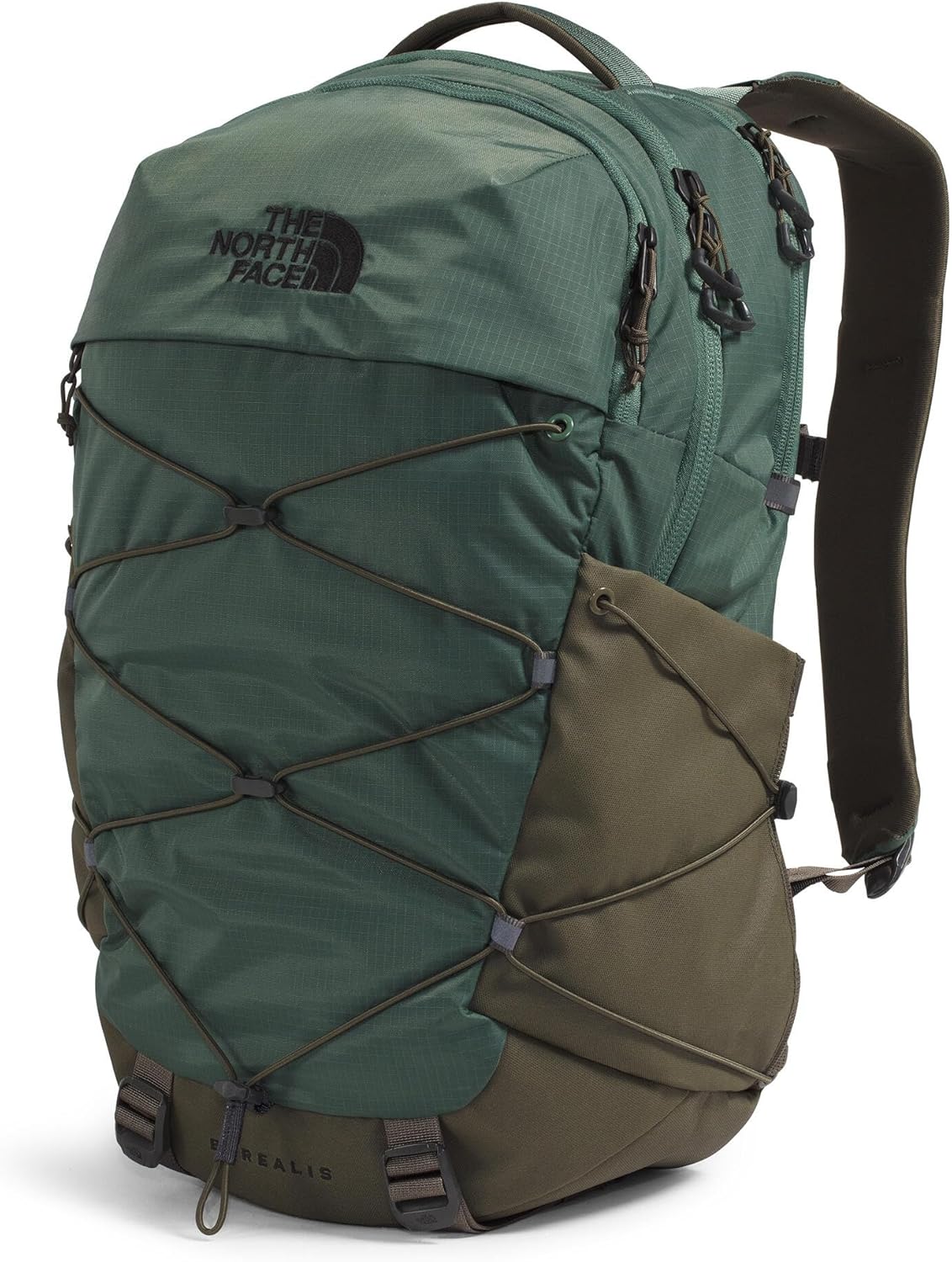The North Face Borealis Commuter Laptop Backpack | Water Repellent Finish, 16" Laptop Sleeve, Large Main Compartment for Everyday Carry, Duck Green/New Taupe Green, One Size