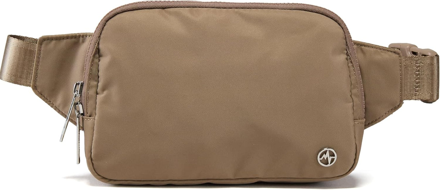 Pander Belt Bag Large 2L, Nylon Fanny Pack Purse for Women and Men with Adjustable Strap