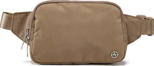 Pander Belt Bag Large 2L, Nylon Fanny Pack Purse for Women and Men with Adjustable Strap
