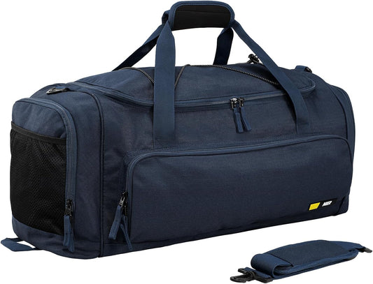 MIER Large Gym Bag for Men Sports Duffle Bag with Shoe Compartment 60L Lightweight Duffel Bags for Workout Fitness Travel