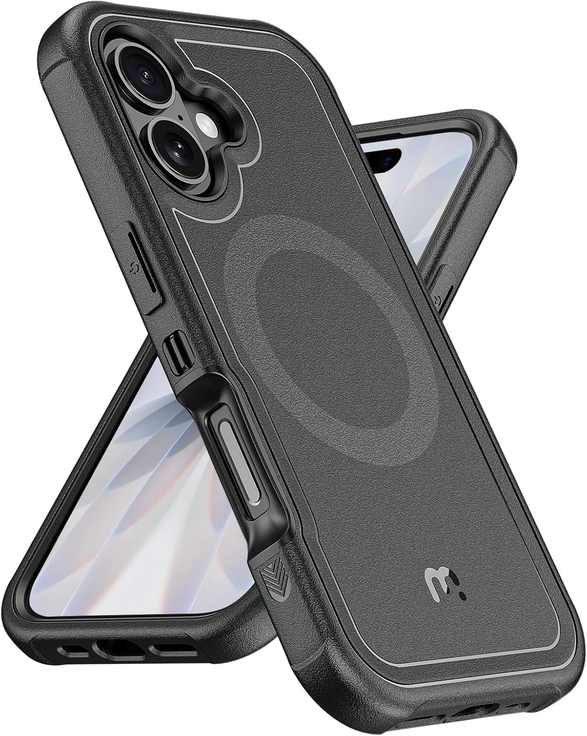 M MYBAT PRO for iPhone 17 Case,Maverick Series Magnetic Phone Case for iPhone 17 Rogue Edition,[Compatible with magsafe],Heavy Duty Protection Rugged Case,Anti-Drop,Shockproof Phone Cover Black