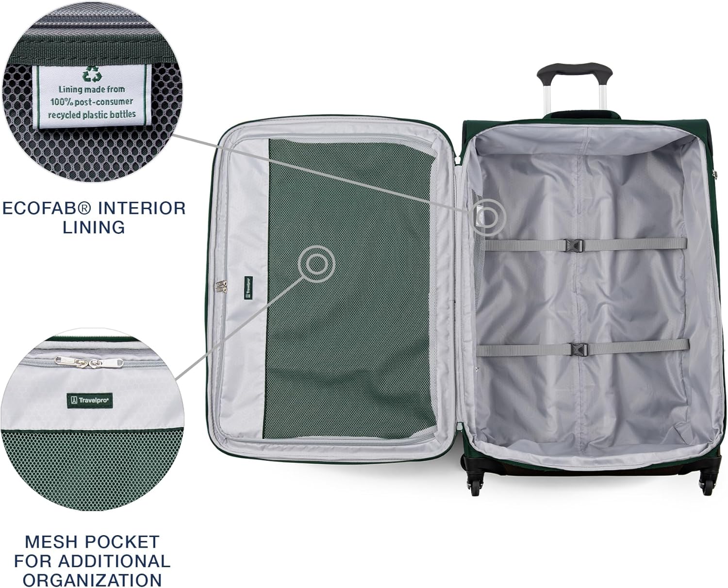 Travelpro Maxlite 5 Softside Expandable Checked Luggage with Spinner Wheels, Lightweight, 29-Inch