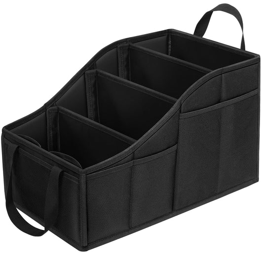 YOHOOLYO Car Seat Organizer with 4 Compartments, 4 Cup Holders