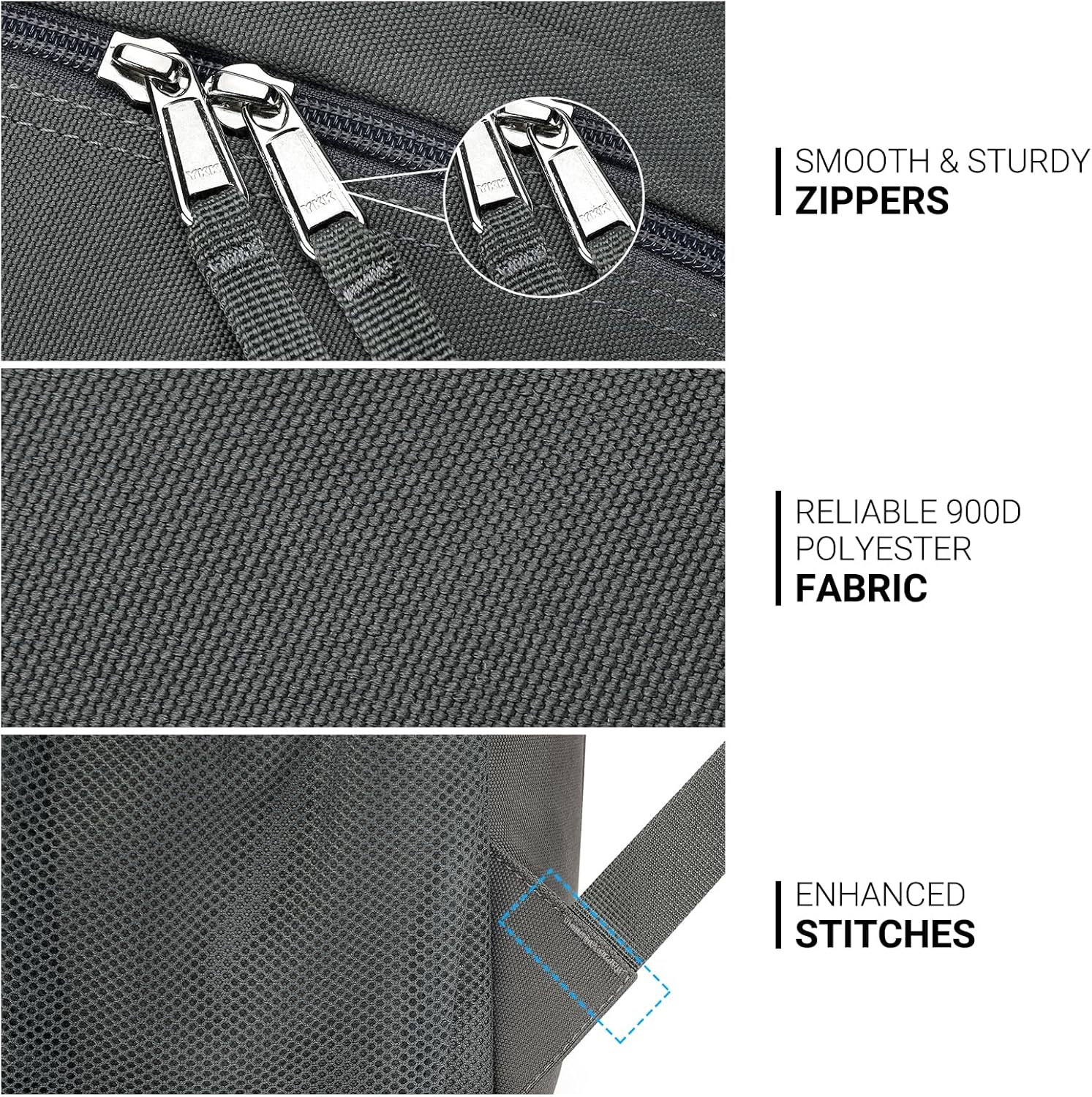 ZORFIN 26L Backpack for College, and Travel: Water Resistant Bookbag - Forge Grey