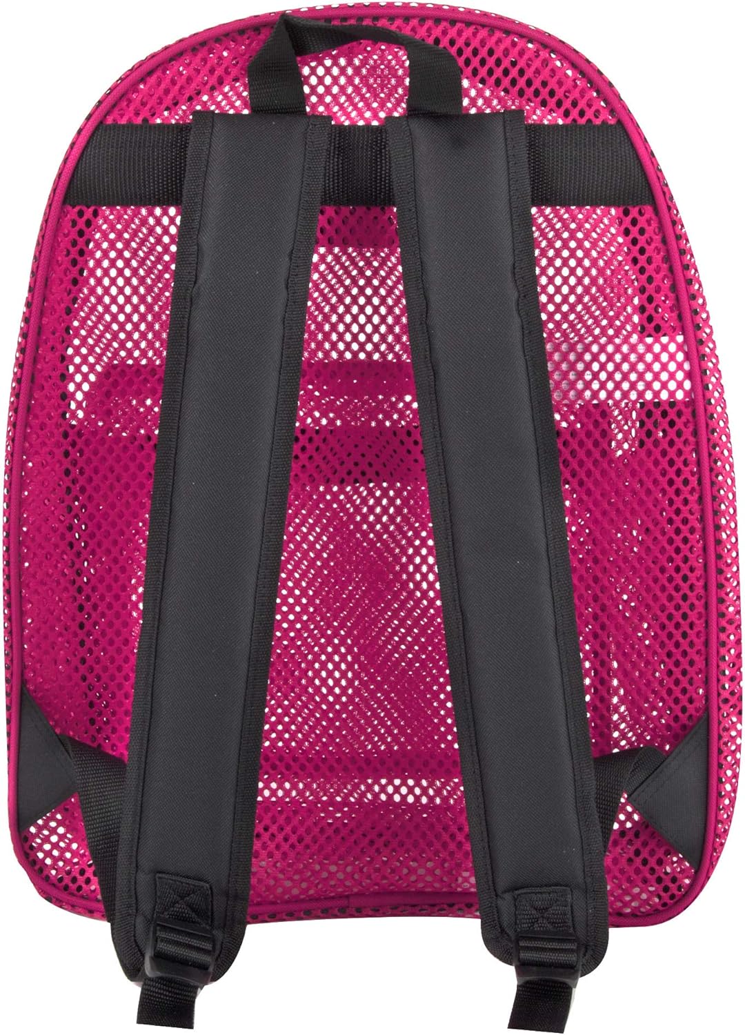 Summit Ridge Mesh Backpacks for Kids, Adults, School, Beach, and Travel, Colorful Transparent Mesh Backpacks with Padded Straps Large