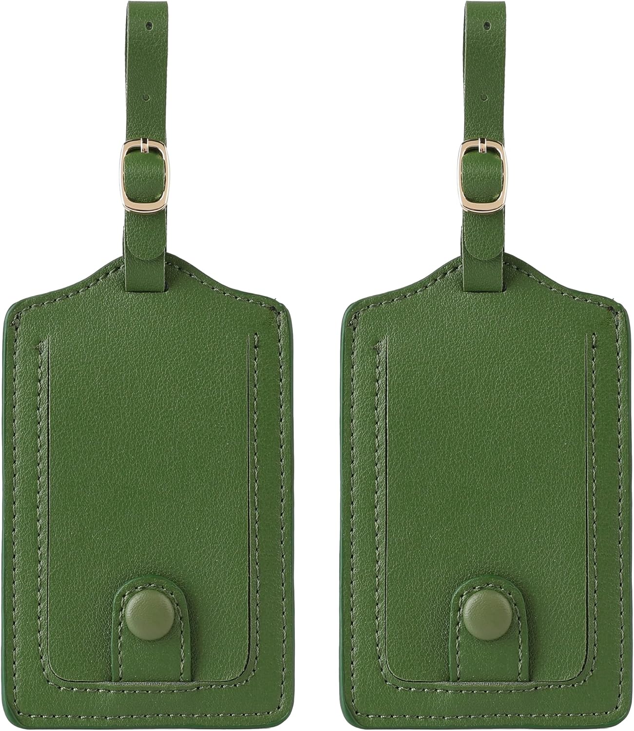 Jagucho Leather Luggage Tags for Men Women-Luggage Tags for Suitcases-Baggage Bag Tag Suitcase Labels ID Tags with Full Back Privacy Cover for Carnival Cruise Ships, Travel Tags
