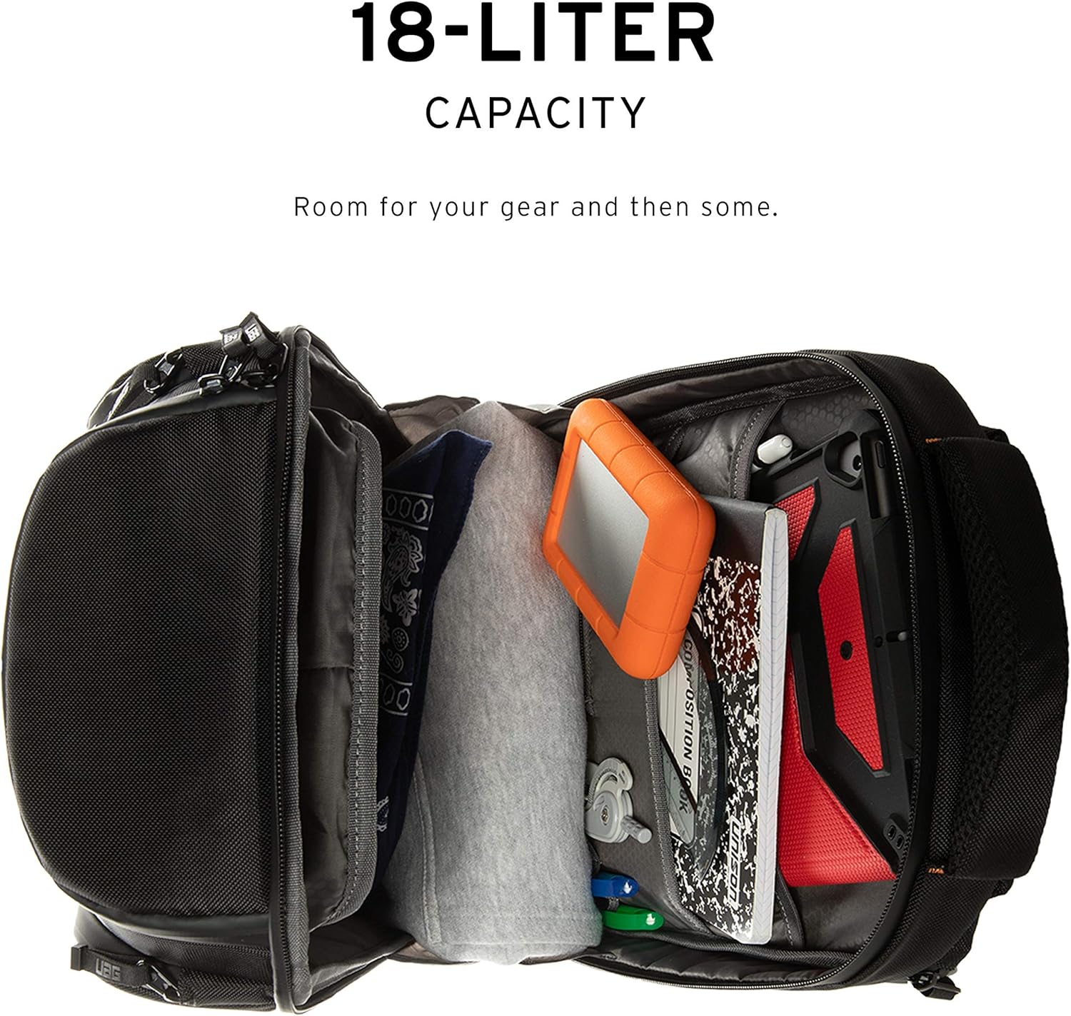 URBAN ARMOR GEAR UAG 18-Liter Backpack Lightweight Tough Weather Resistant Padded Laptop Backpack