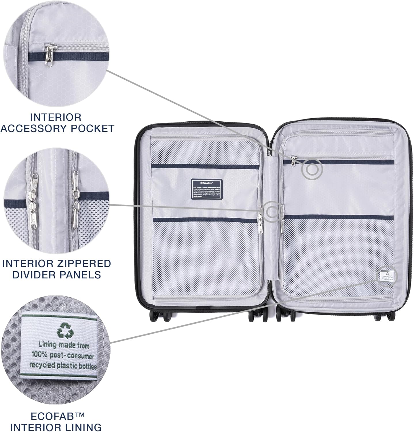 Travelpro Maxlite Air V2 Hardside Expandable Carry on Luggage, 8 Spinner Wheels, Lightweight Hard