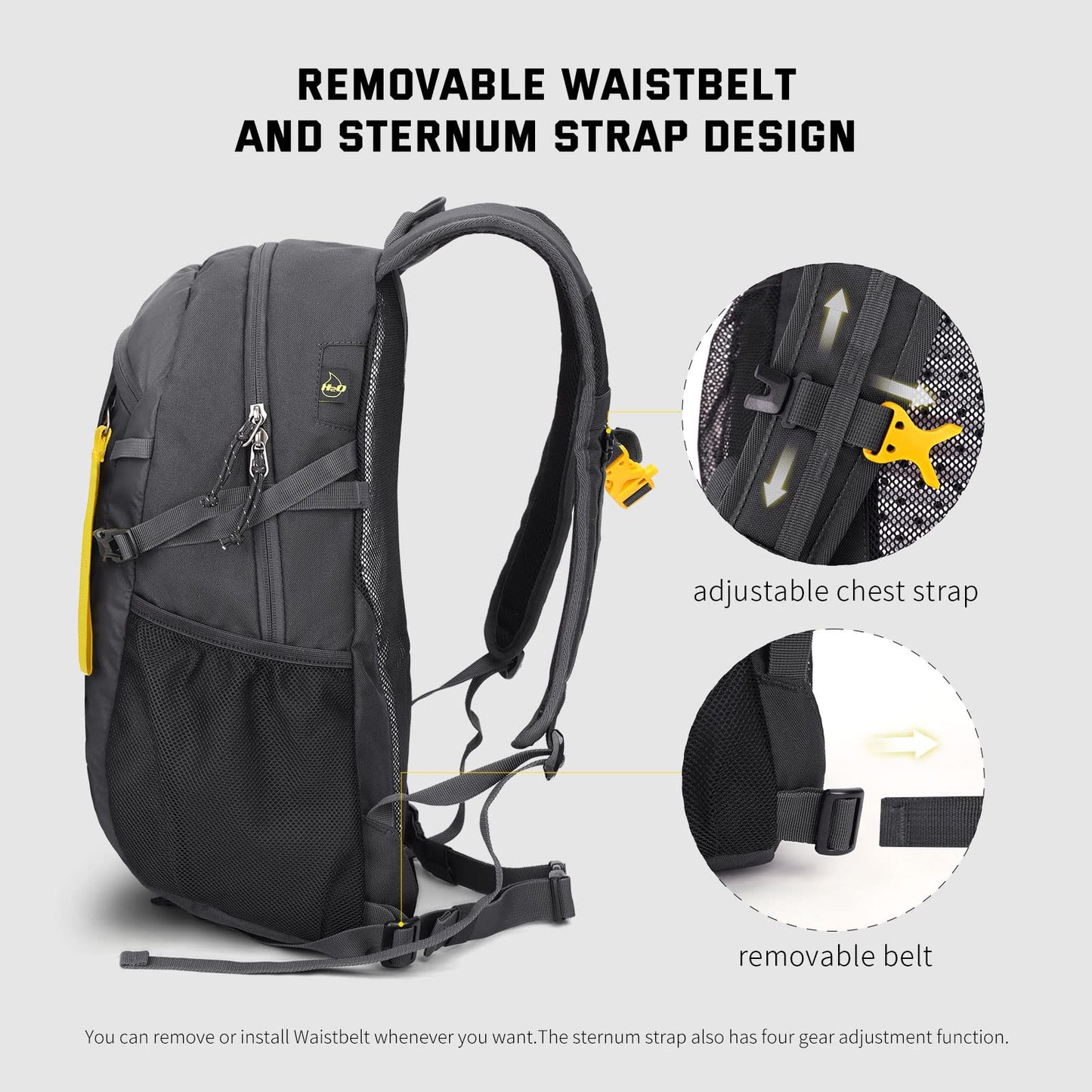 SKYSPER Small Hiking Backpack, 20L Lightweight Travel Backpacks Hiking Daypack for Women Men