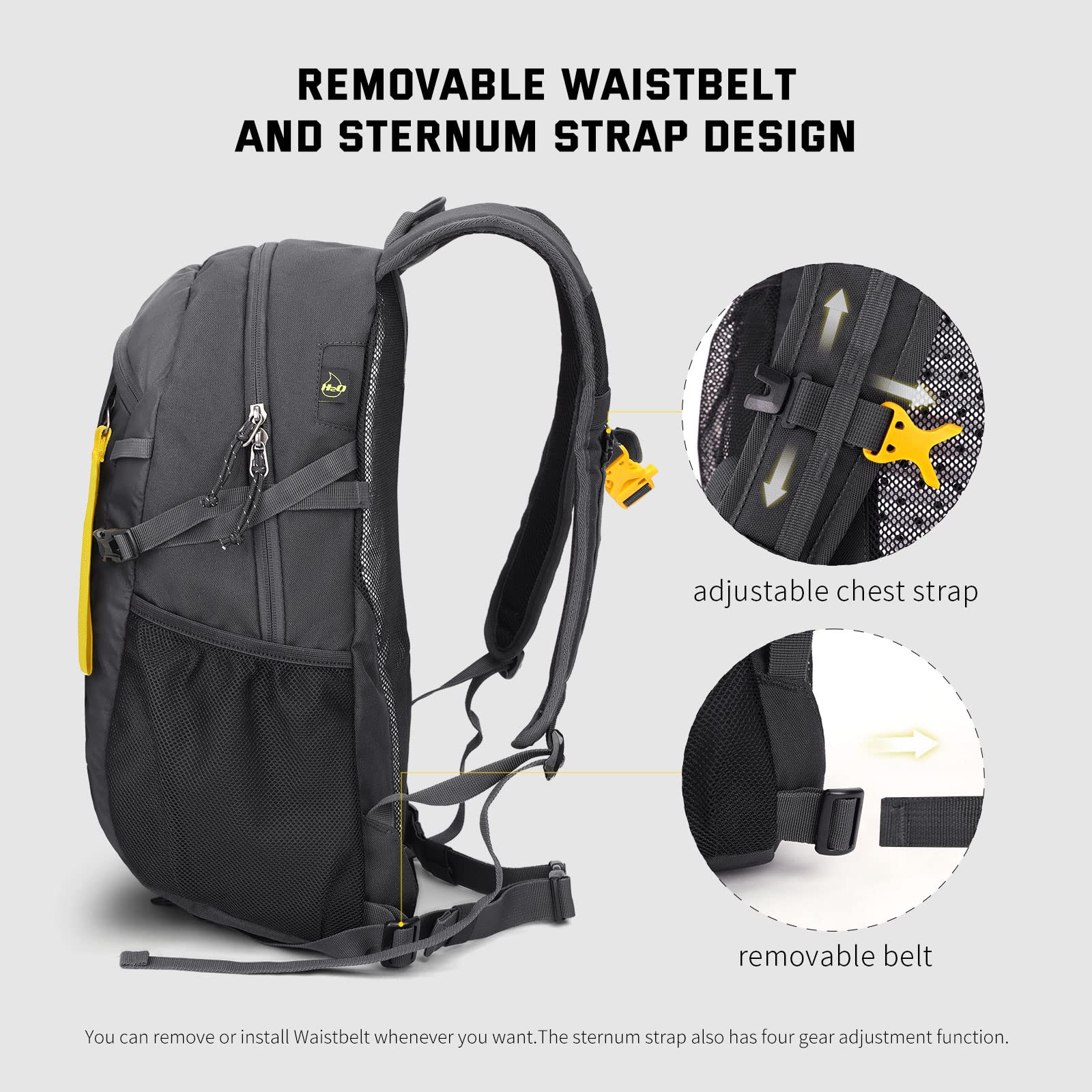 SKYSPER Small Hiking Backpack, 20L Lightweight Travel Backpacks Hiking Daypack for Women Men