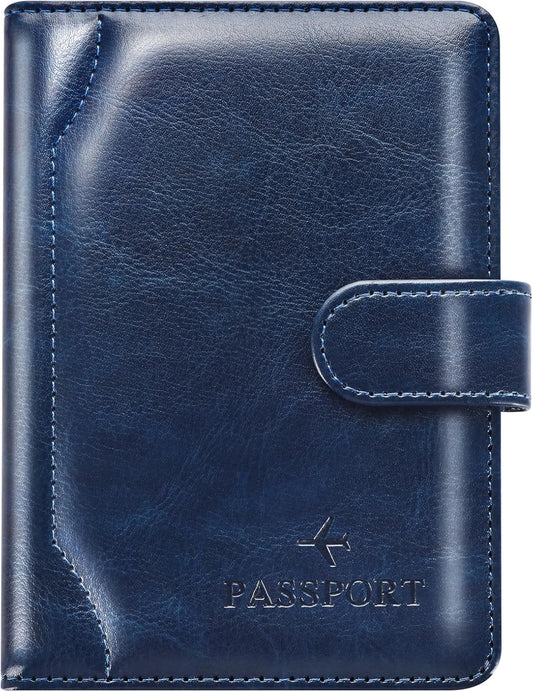 Herain Passport Holder for Travel Cruise Essentials, Passport Cover Wallet Case Women Men, RFID Passports Book Holders Travels Gifts Must Haves Accessories