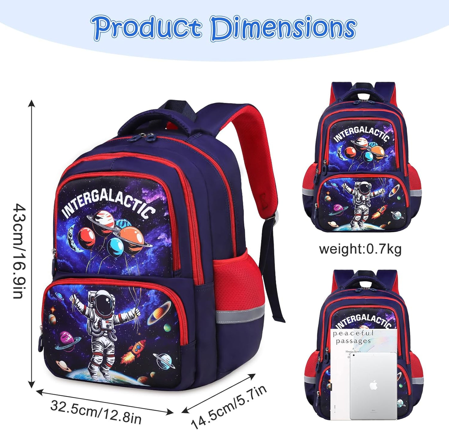 Kids Backpack for Boys Girls Children Bookbags for Preschool Elementary Middle School Lightweight Teen School Bags Backpacks