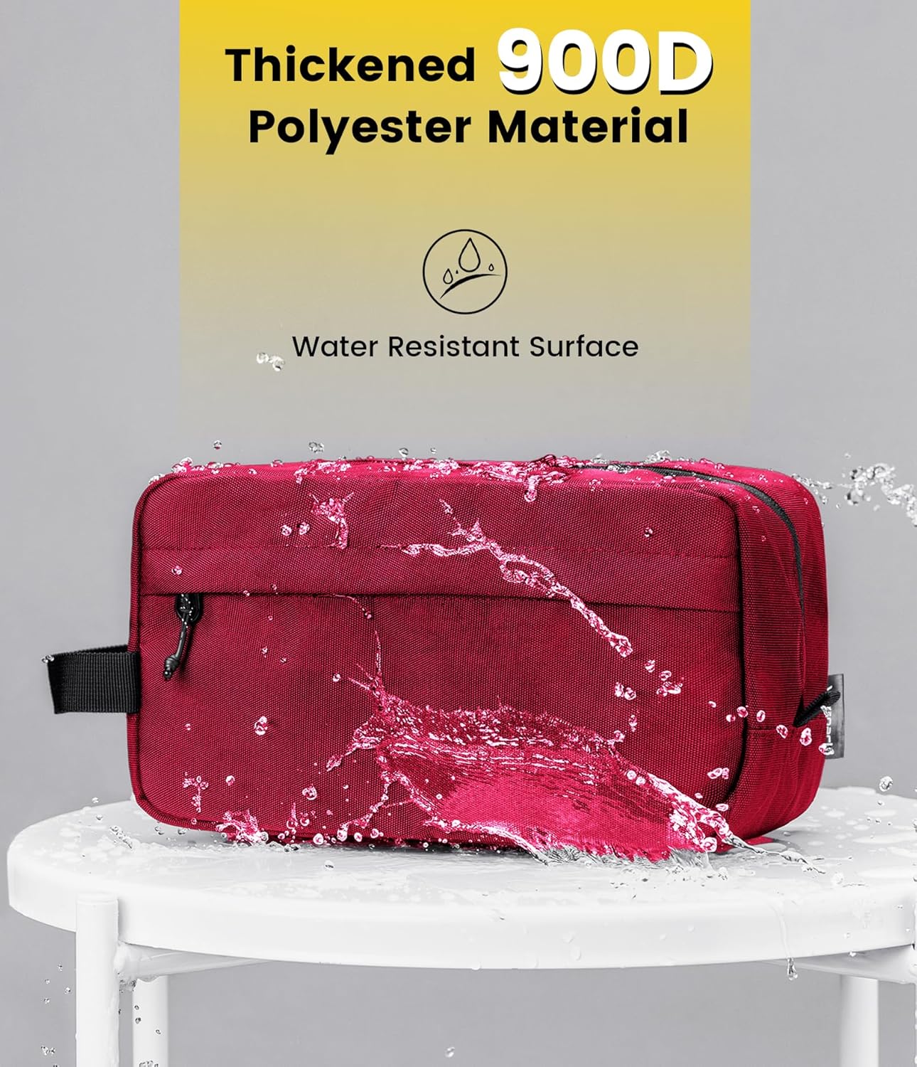 Vorspack Travel Toiletry Bag for Men - Hanging Toiletries Bag Water Resistant Travel Bag for