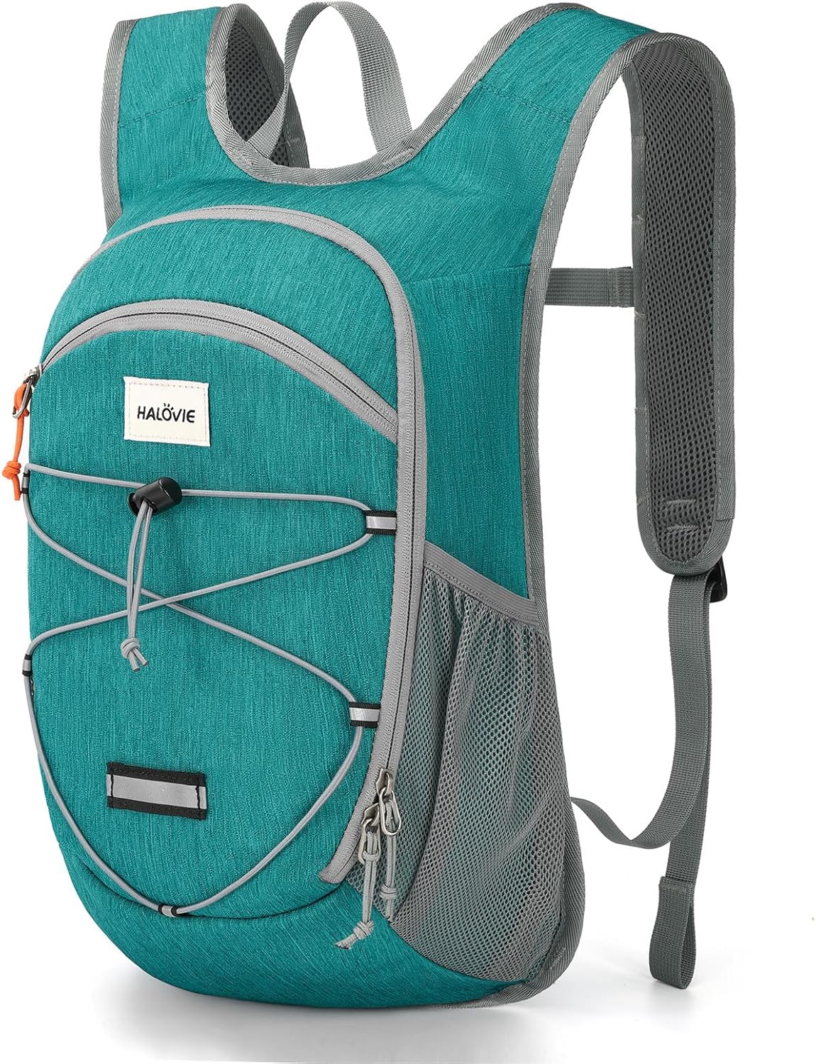 HALOVIE 15L Foldable Hiking Backpack Phone Pocket Lightweight Travel Daypack with Chest Strap Small