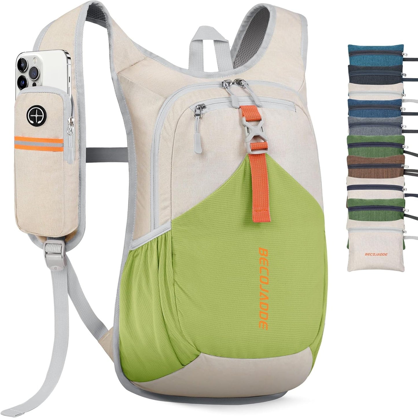 15L Small Hiking Backpack for Men Women Foldable Packable Back Pack Ultralight Hiking Daypack for