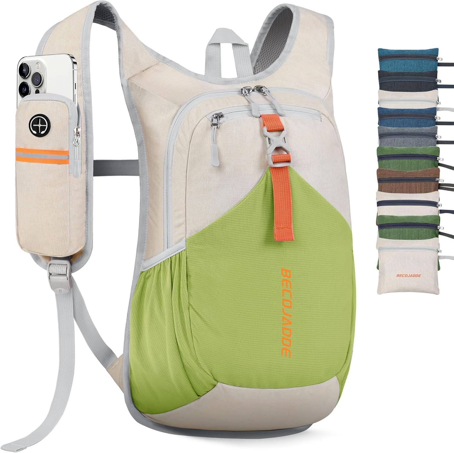 15L Small Hiking Backpack for Men Women Foldable Packable Back Pack Ultralight Hiking Daypack for