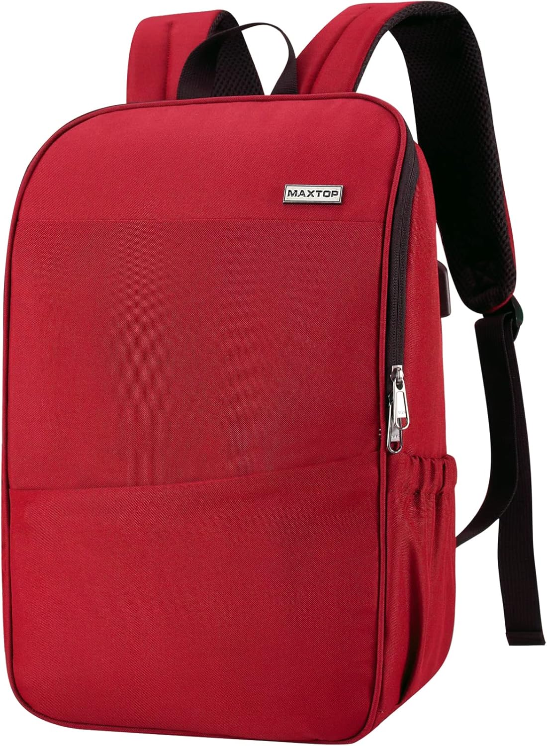 MAXTOP Deep Storage Laptop Backpack with USB Charging Port[Water Resistant] College Computer Bookbag Fits 16 Inch Laptop
