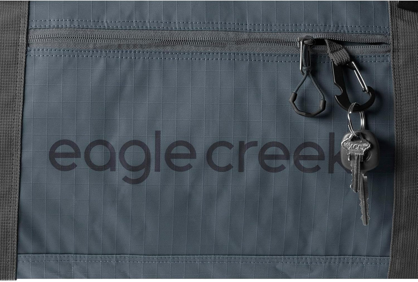 Eagle Creek No Matter What Duffel Bag - Eco Friendly Duffel for Sustainable Travel - Adjustable Shoulder Strap - Multiple Carry Options - Easy to Store - Smoke - 110L