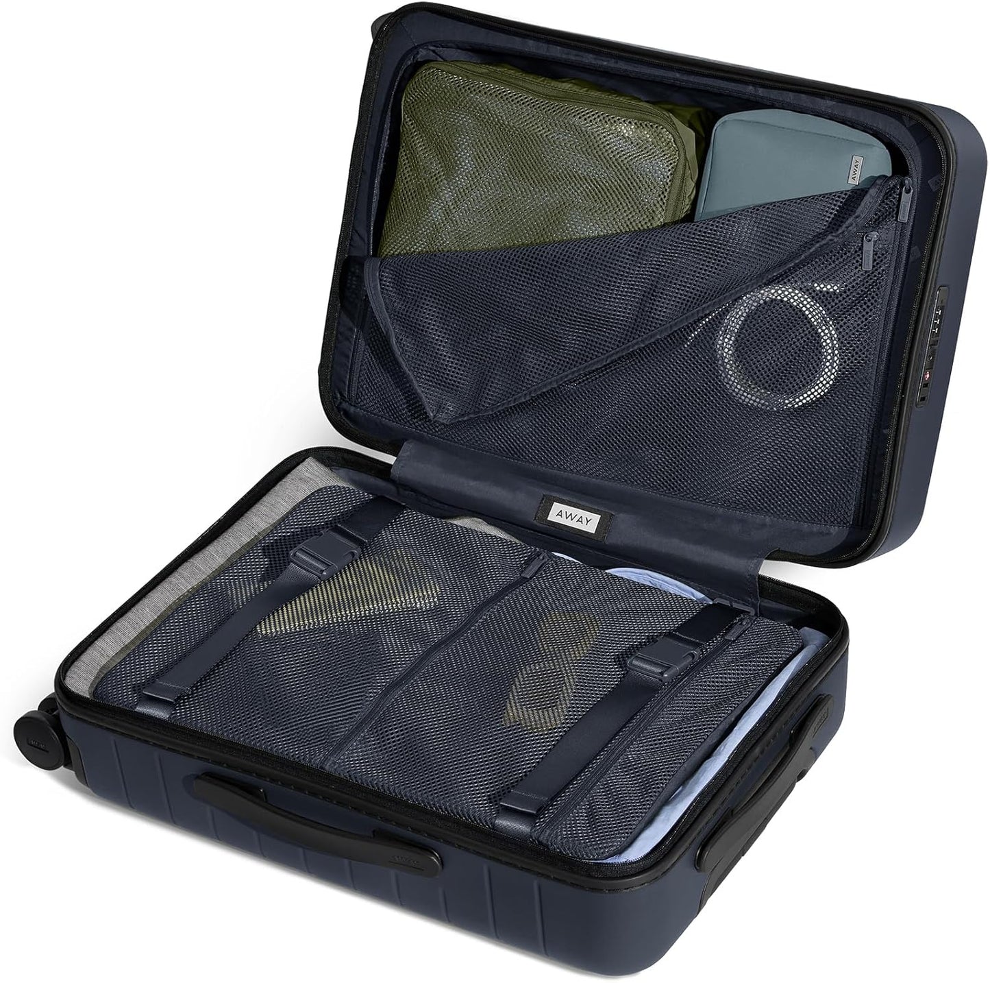 Away Bigger Carry-On Luggage, Lightweight Hardside Large Suitcase with Spinner Wheels, TSA Lock