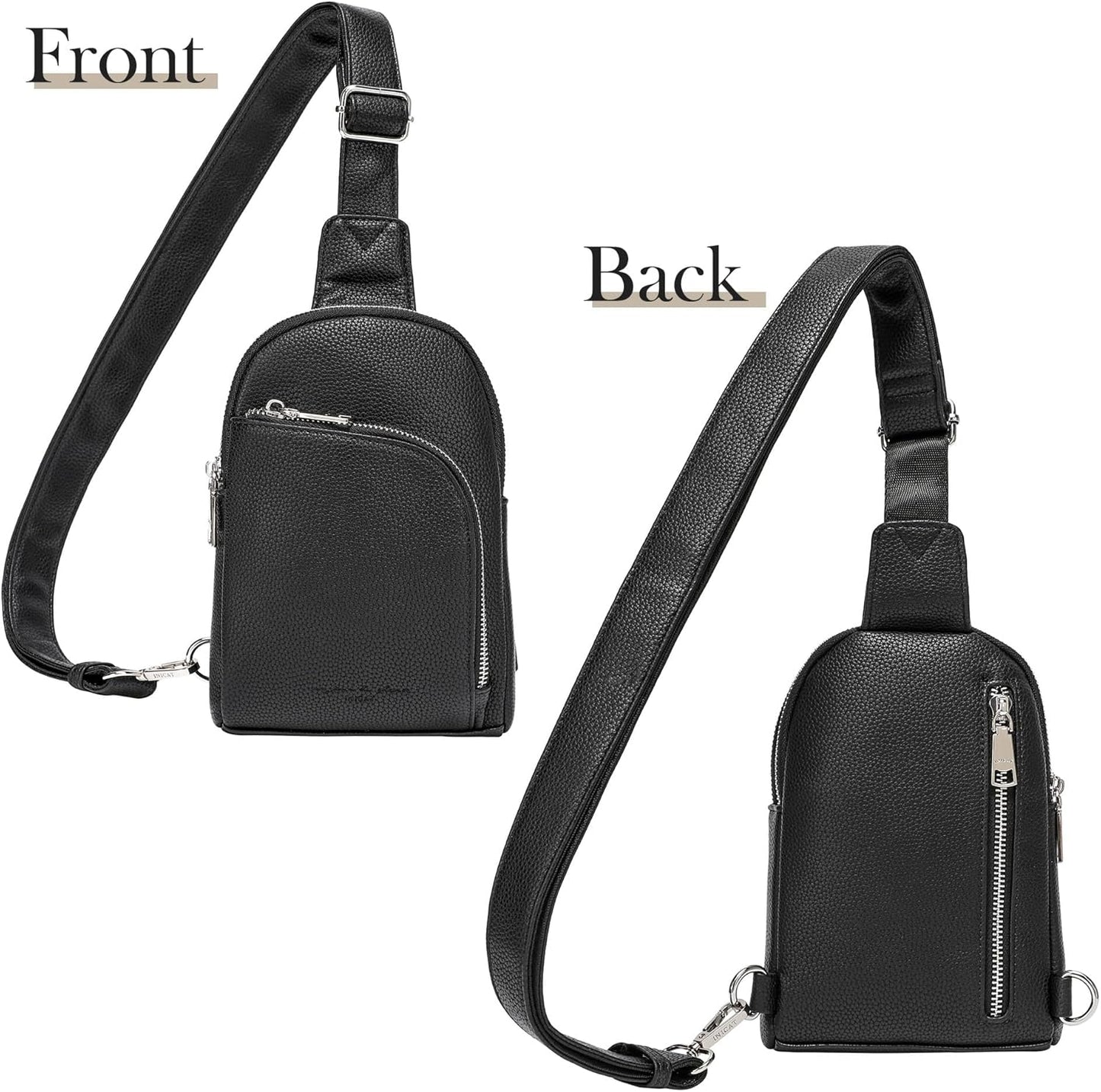 INICAT RFID Blocking Sling Bag Anti Theft Crossbody Bags for Women Travel Fanny Pack Cross Body for Woman Chest Bag