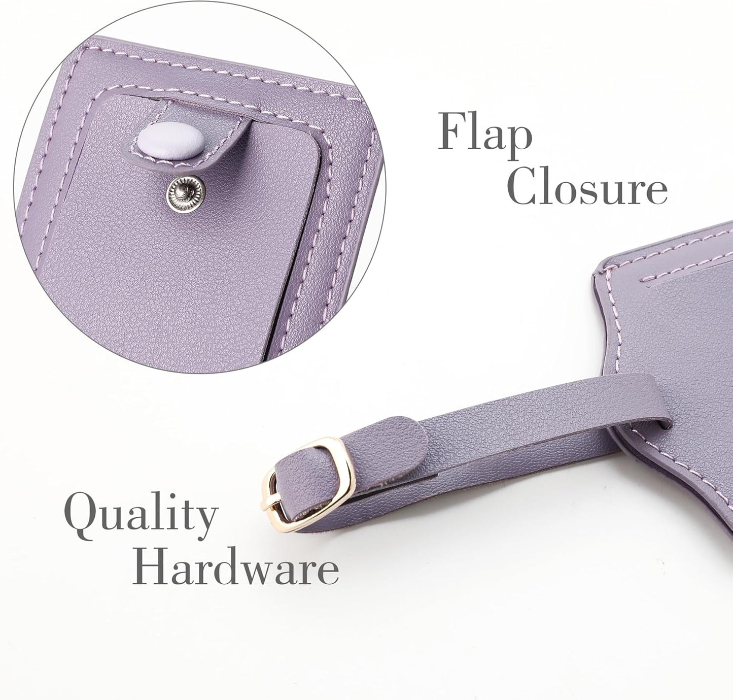 Jagucho Leather Luggage Tags for Men Women-Luggage Tags for Suitcases-Baggage Bag Tag Suitcase Labels ID Tags with Full Back Privacy Cover for Carnival Cruise Ships, Travel Tags