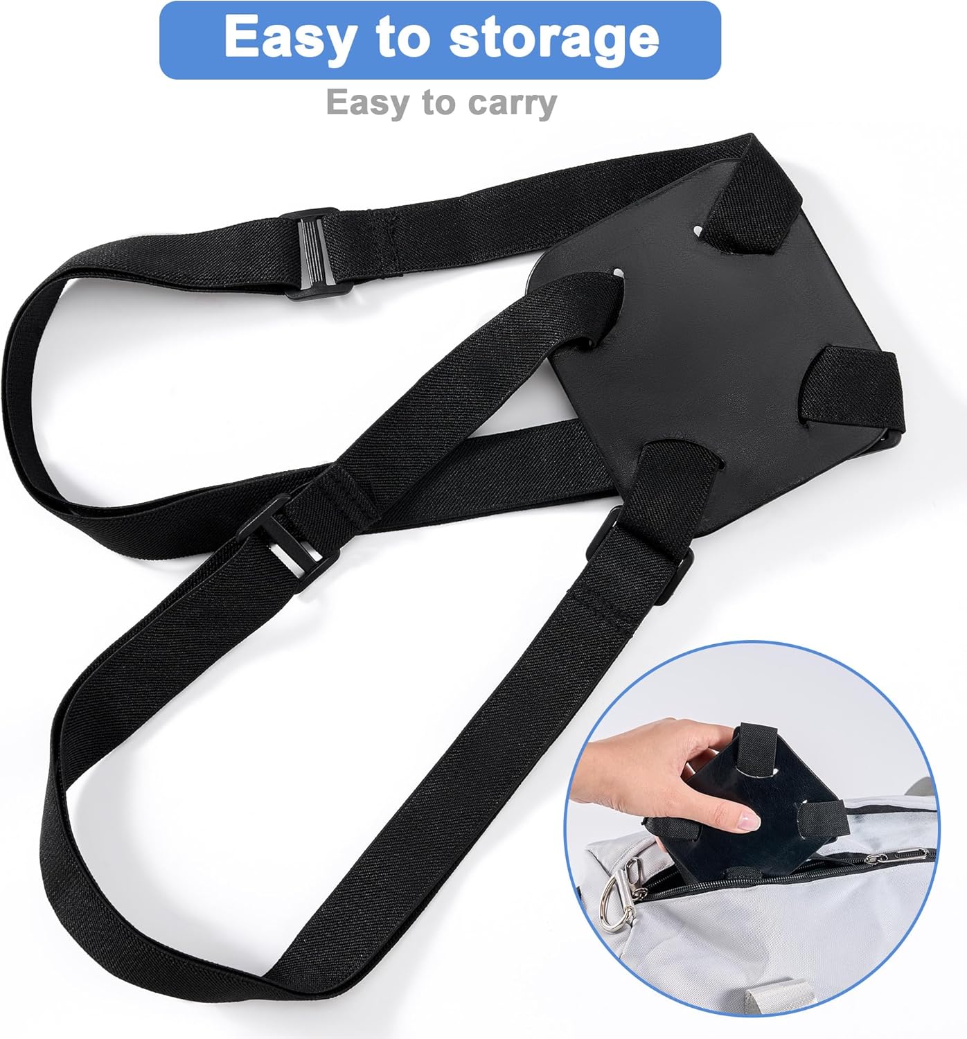 Chelmon Luggage Straps, Ajustable Elastic Bungee Belt for Suitcases, Add Extra Bag Easy and Securely for Travel (2 Pack Black)