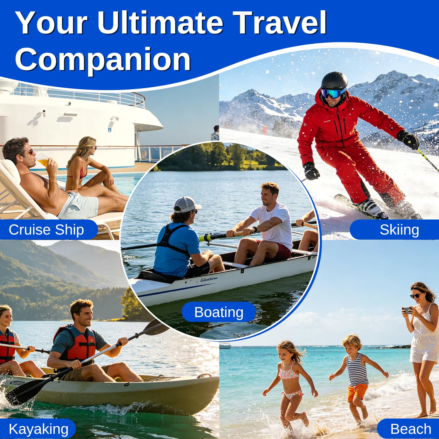 ivoler 2-Pack Waterproof Phone Pouch, Cell Phone Dry Bag for iPhone 17/16/15 Pro Max, Samsung
