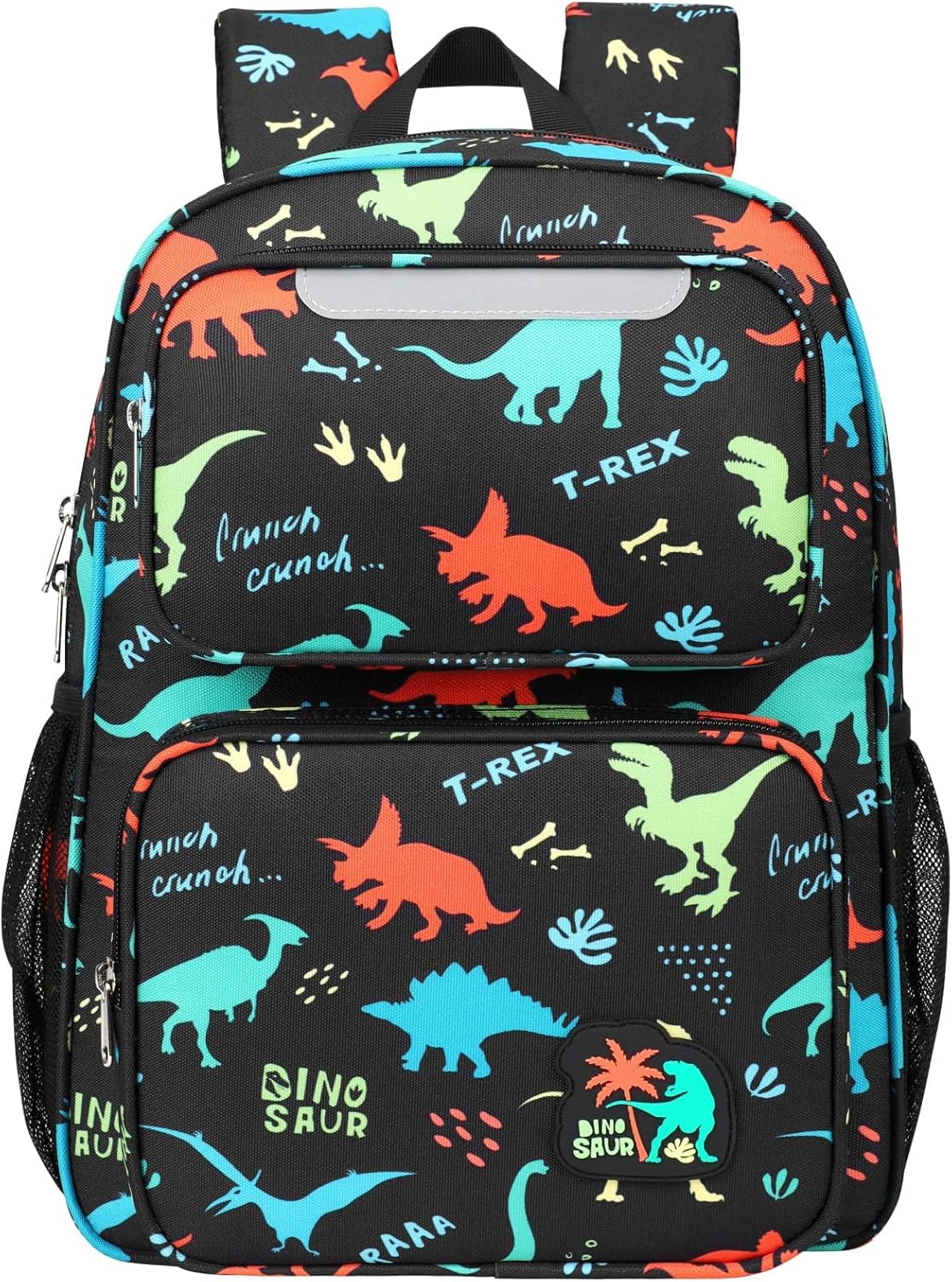 Kids Backpack for Boys - 15 Inch Dinosaur Backpack for Kids Ages 3 to 8, School Bookbag for