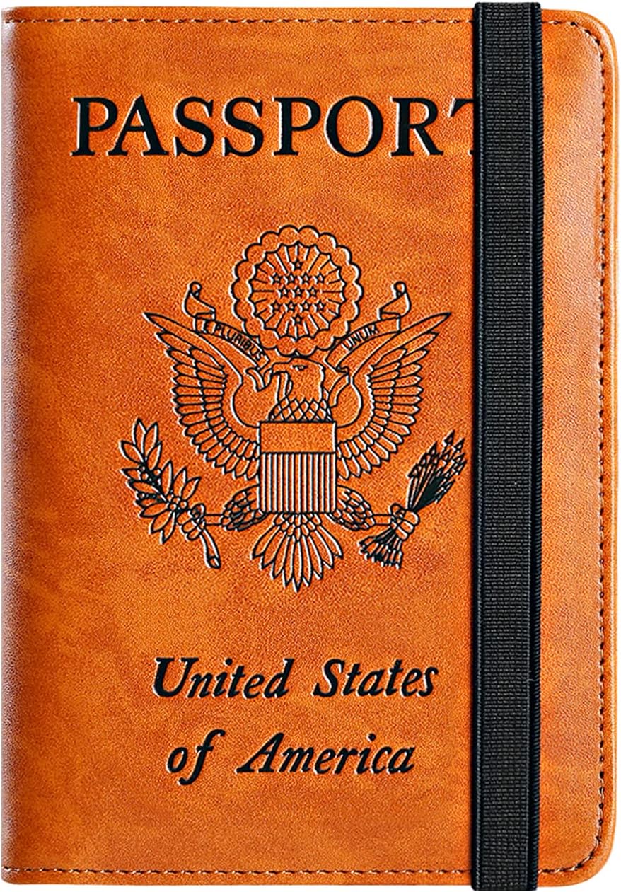 Passport Holder Cover Wallet Travel Essentials RFID Blocking Leather Card Case International Must