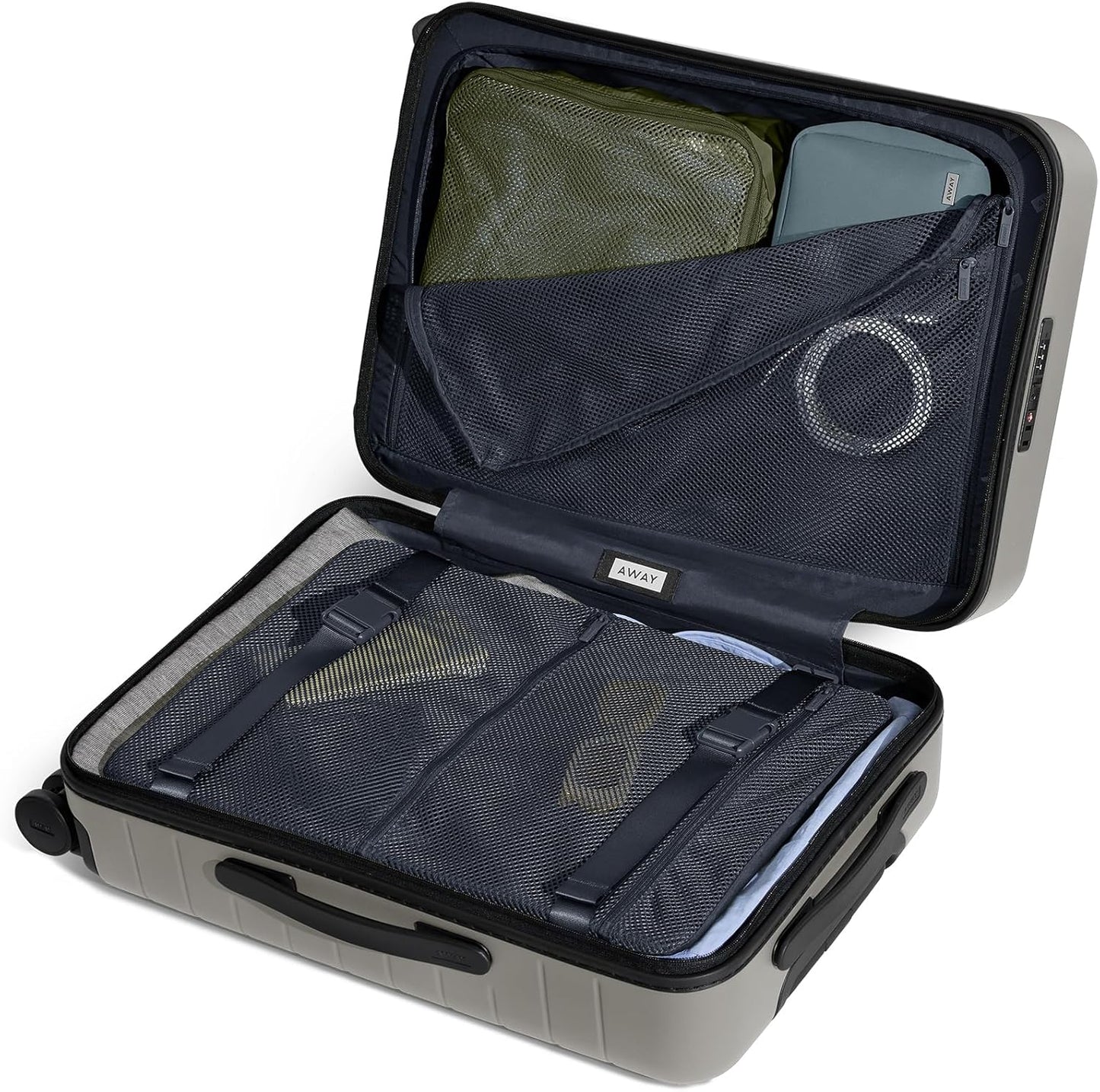 Away Bigger Carry-On Luggage, Lightweight Hardside Large Suitcase with Spinner Wheels, TSA Lock