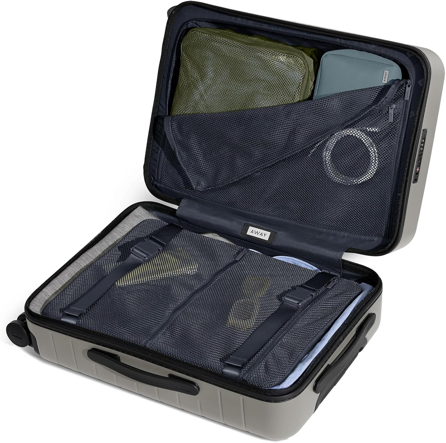 Away Bigger Carry-On Luggage, Lightweight Hardside Large Suitcase with Spinner Wheels, TSA Lock