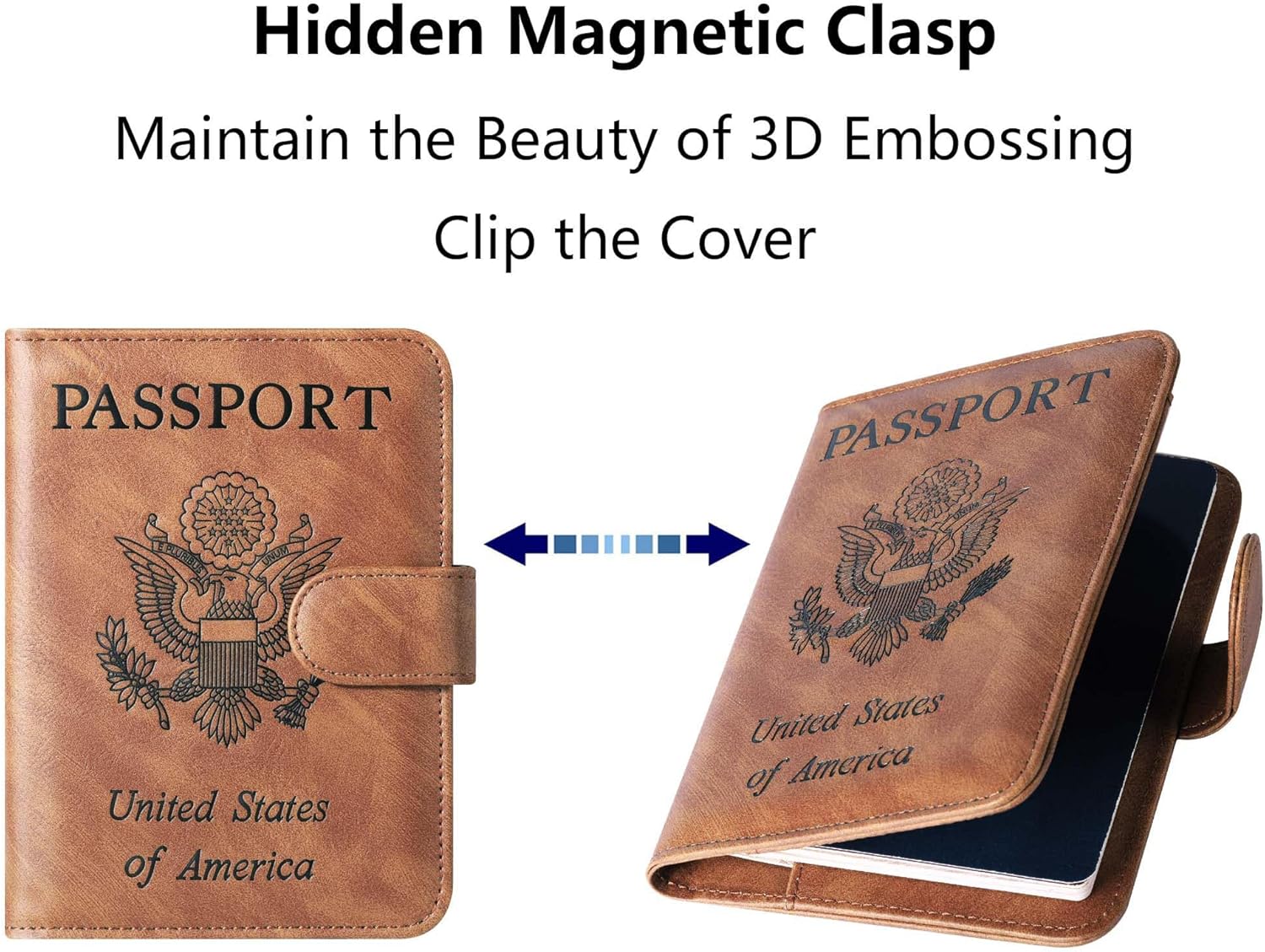 Passport Holder Cover Wallet Travel Essentials Leather Rfid Blocking Case Vacation Luggage Must