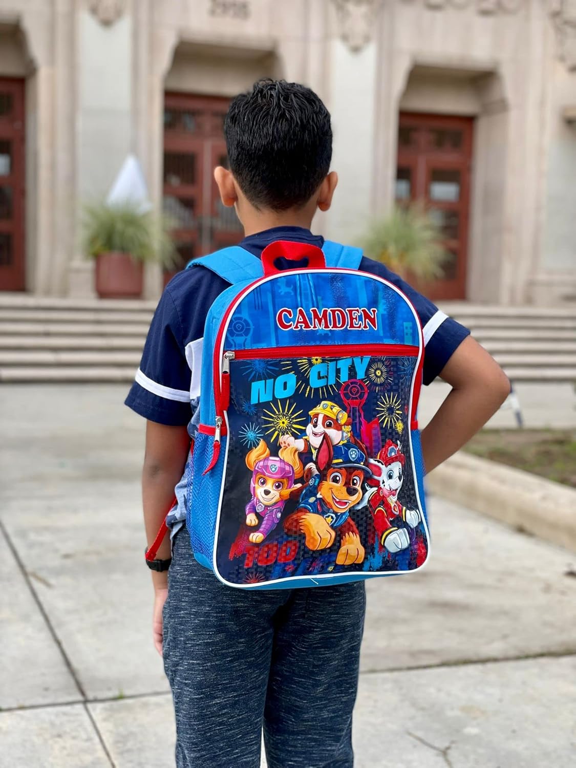 Personalized 16 Inch License School Backpack - PP