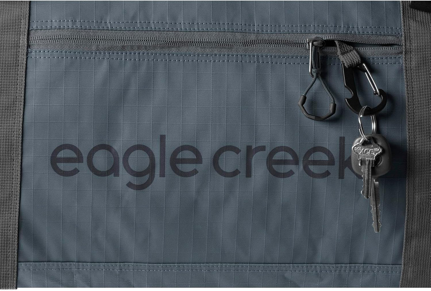 Eagle Creek No Matter What Duffel Bag - Eco Friendly Duffel for Sustainable Travel - Adjustable Shoulder Strap - Multiple Carry Options - Easy to Store - Smoke - 90L