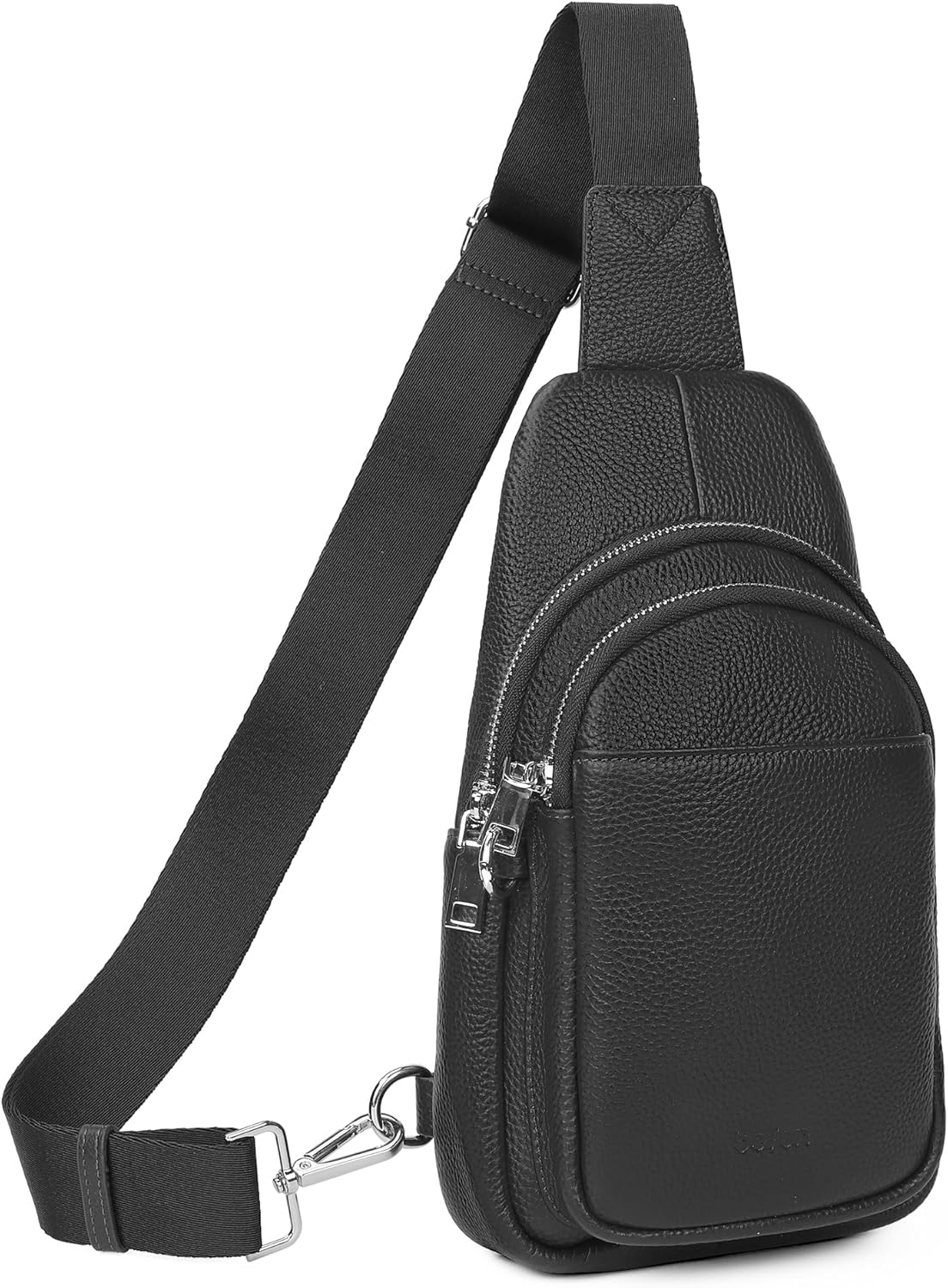 befen Genuine Leather Small Sling Bag for Women Anti-Theft Crossbody Chest Bags Fanny Packs for