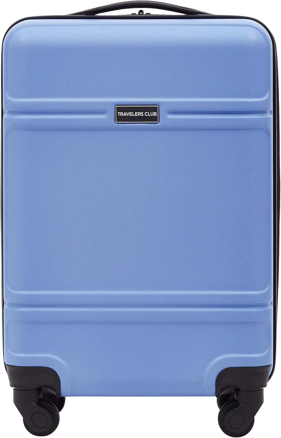 Travelers Club Spinner Luggage, Skyline Blue, 22-Inch Carry-On