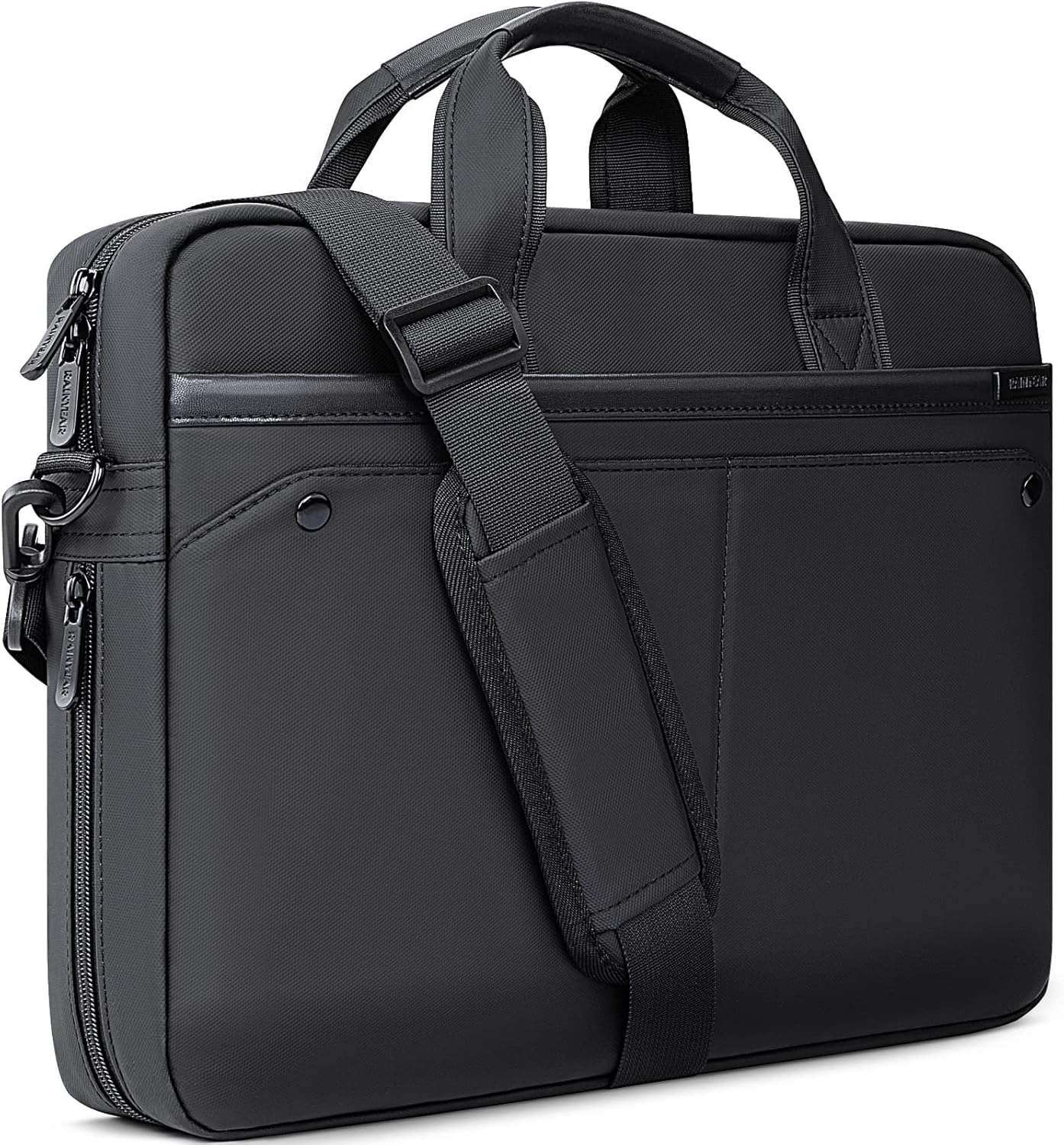 RAINYEAR 15.6 Inch Laptop Bag Laptop Shoulder Bag for Men, Expandable Waterproof Laptop Messenger