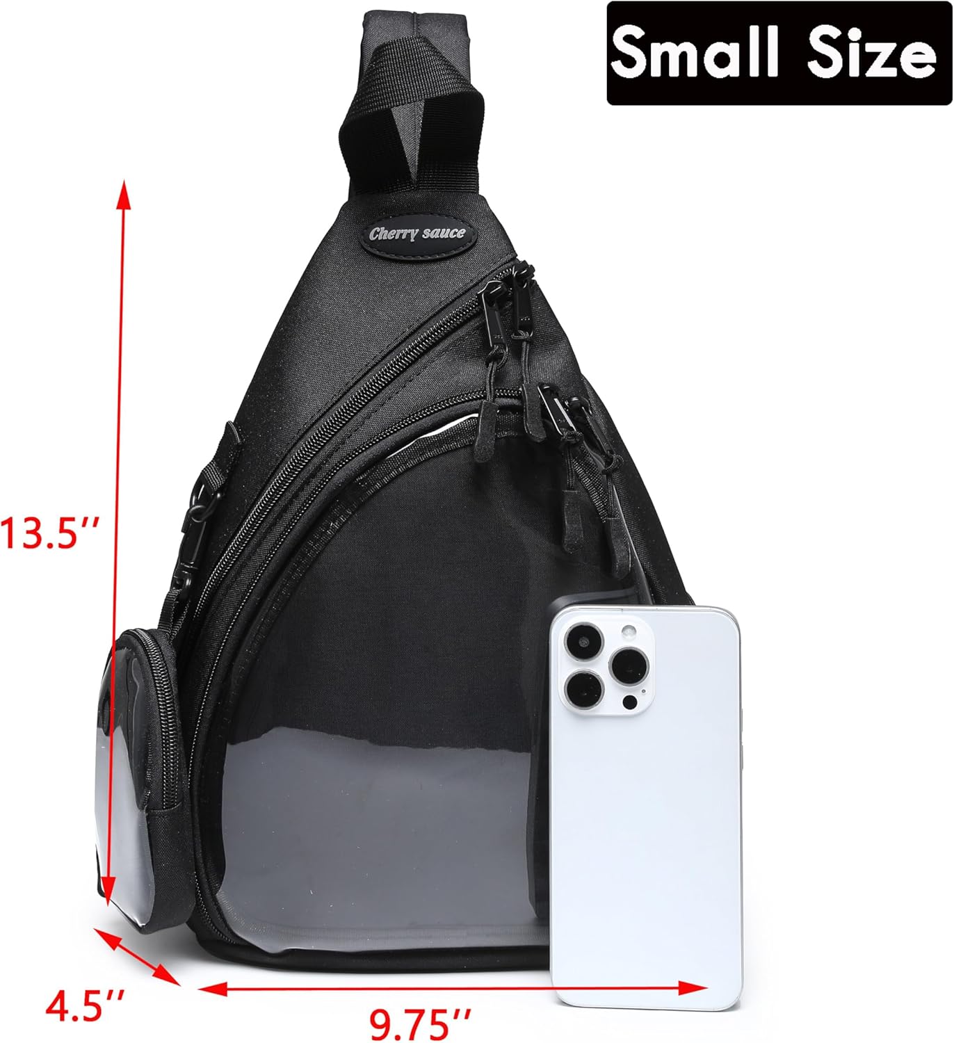 Oxford Ita Bag Kawaii Pin Display Chest Pack Single Shoulder Bag Sport Backpack Hiking Daypack, Small