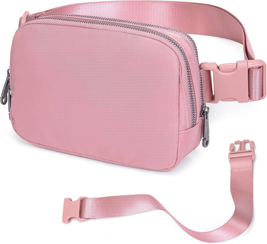 AROME Mini Belt Bag for Women, Fashion Waist Packs Fanny Pack Crossbody Bags with Strap Extender for Women Men, Waterproof Waist Bag Hip Bum Bag for Casual Travel Running Hiking Outdoor Sports