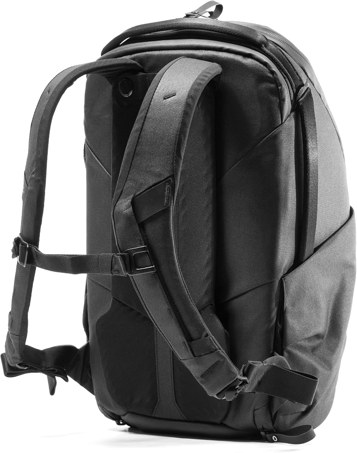 Peak Design Everyday Backpack Zip 20L, Black, 270-Degree Zip, Dual Side Pockets, FlexFold Dividers