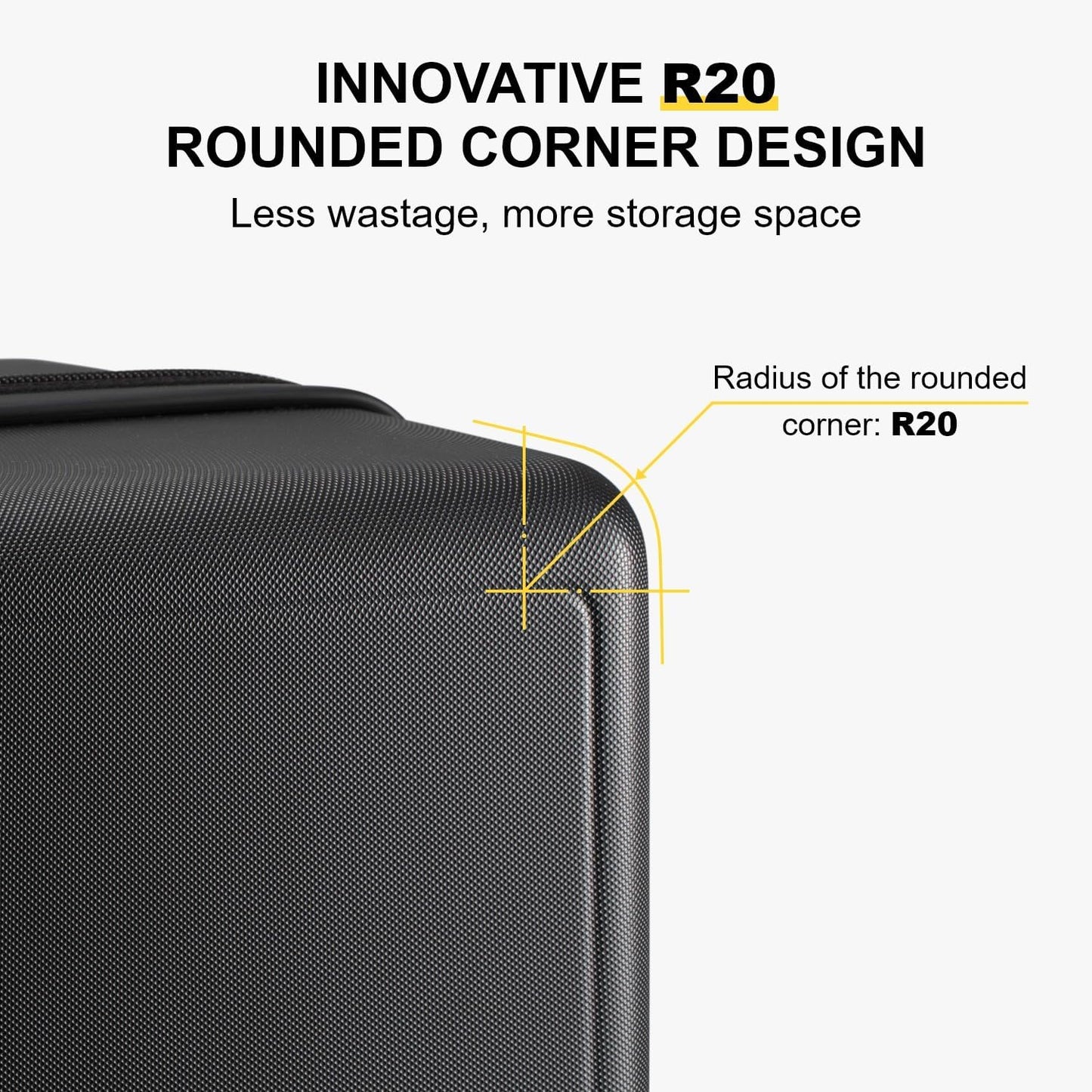 LEVEL8 Carry on Luggage Airline Approved, Small Carry-on Suitcases with Wheels, Lightweight