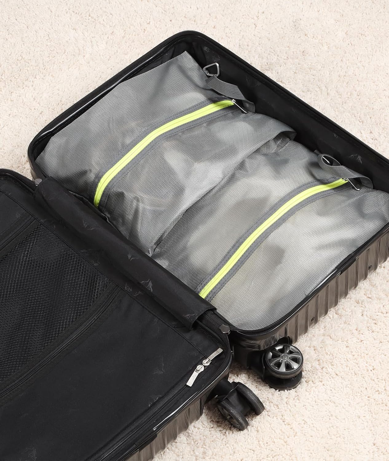 2 Pack Shoe Bags for Travel, Sneaker Bags, Waterproof Travel Shoe Bags with Zipper for Packing, Golf Shoe Dust Bags for Man and Women, X-Large, Grey