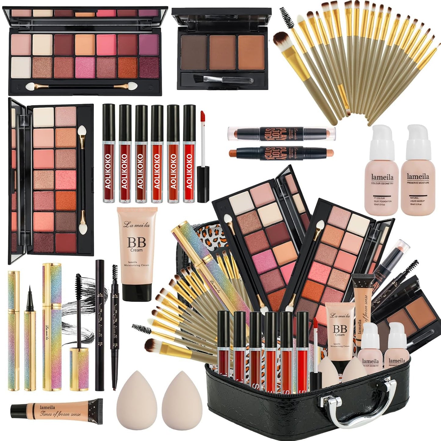 All in One Makeup Kit for Women Full Kit,Makeup Set for Women, Includes Eyeshadow