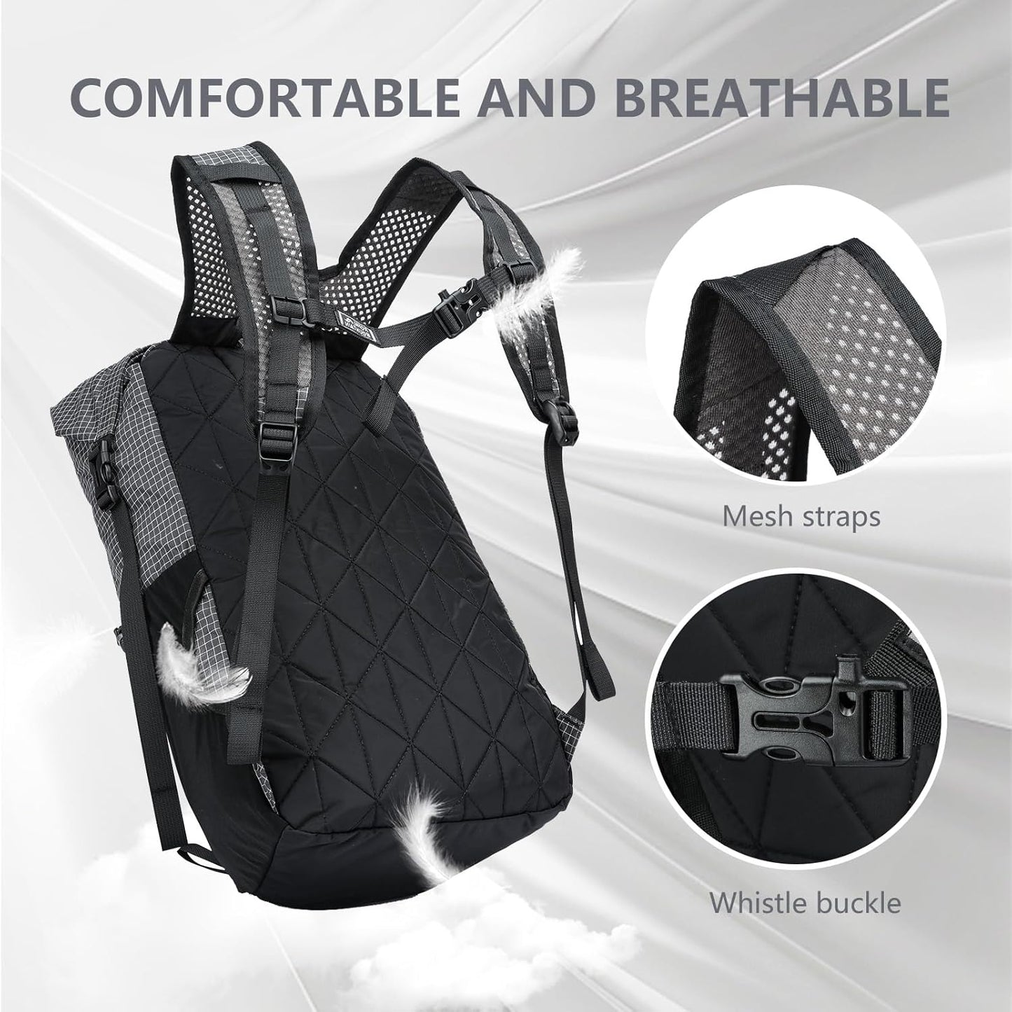 20l Hiking Backpack For Women&Men, Water Resistant Daypack Backpacks, Foldable & Packable Hiking