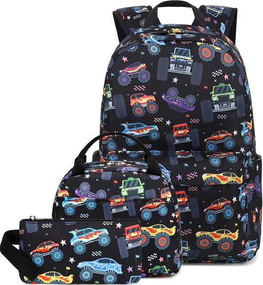 CAMTOP School Backpack for Kids Girls Boys Backpacks with Lunch Box Kindergarten Elementary BookBag Set for Age 4-10