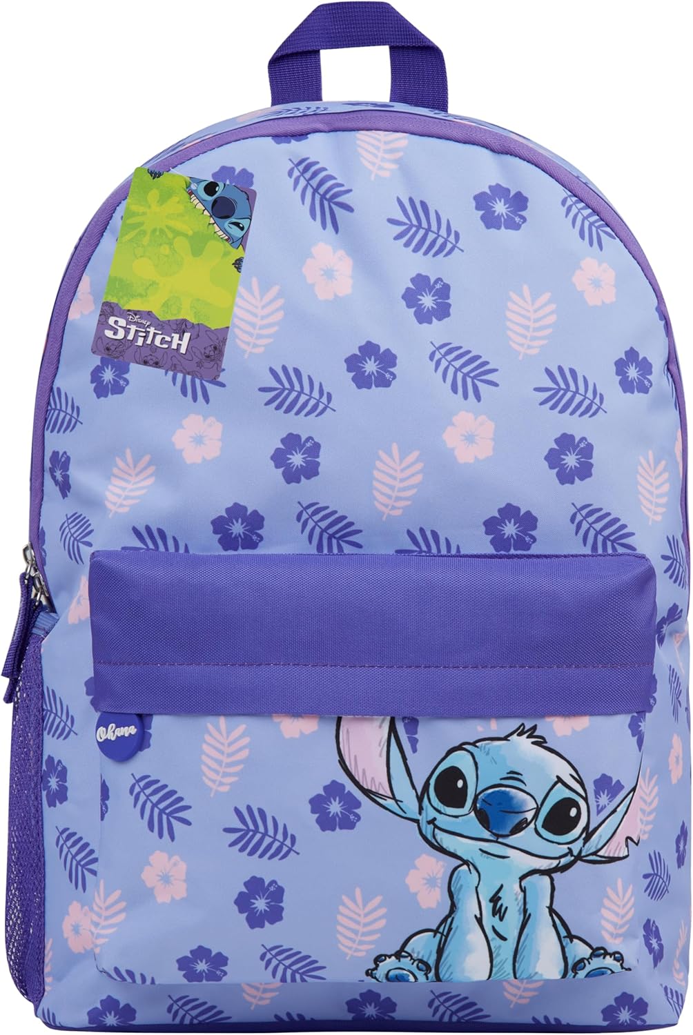 Disney Stitch Backpack for Girls Teens School Bag Kids Book Bag School Supplies Gifts (Purple)