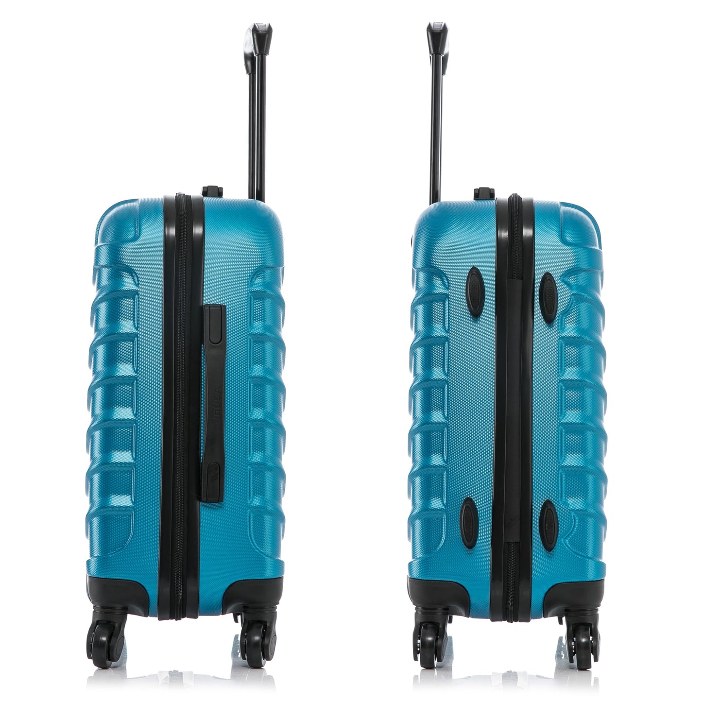 InUSA ENDURANCE 20-Inch Carry-On Hardside Spinner Luggage Lightweight Teal