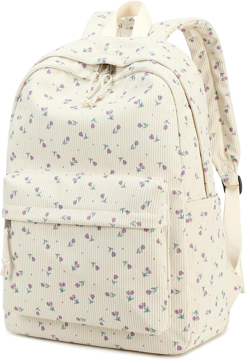 School Backpack for Teen Girls Bookbags Elementary High School Corduroy Laptop Bags Women Travel Daypacks