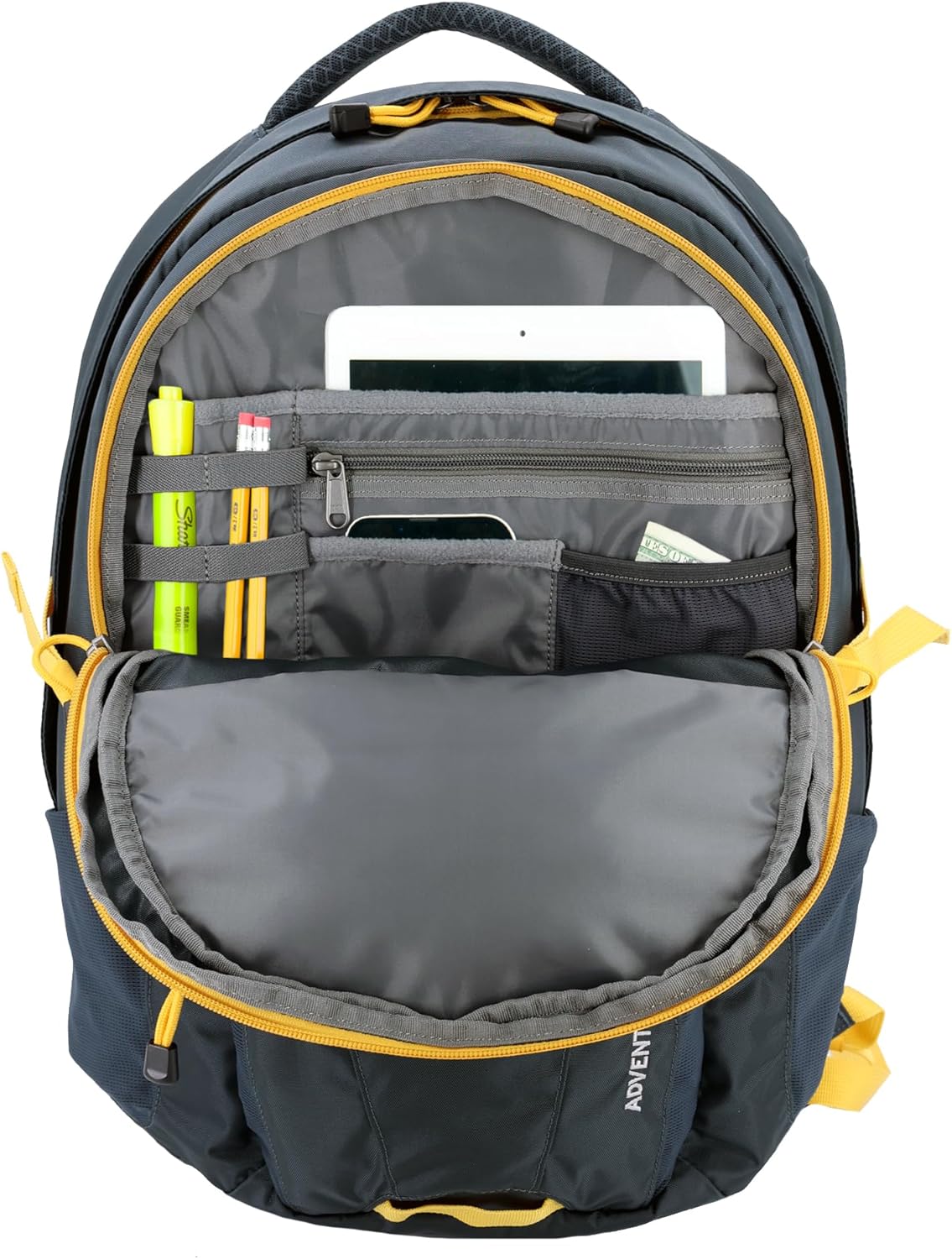 Eddie Bauer Adventurer Backpack with Organization Compartments and Hydration/Laptop Compatible Sleeve, Adventurer - Storm, 30L