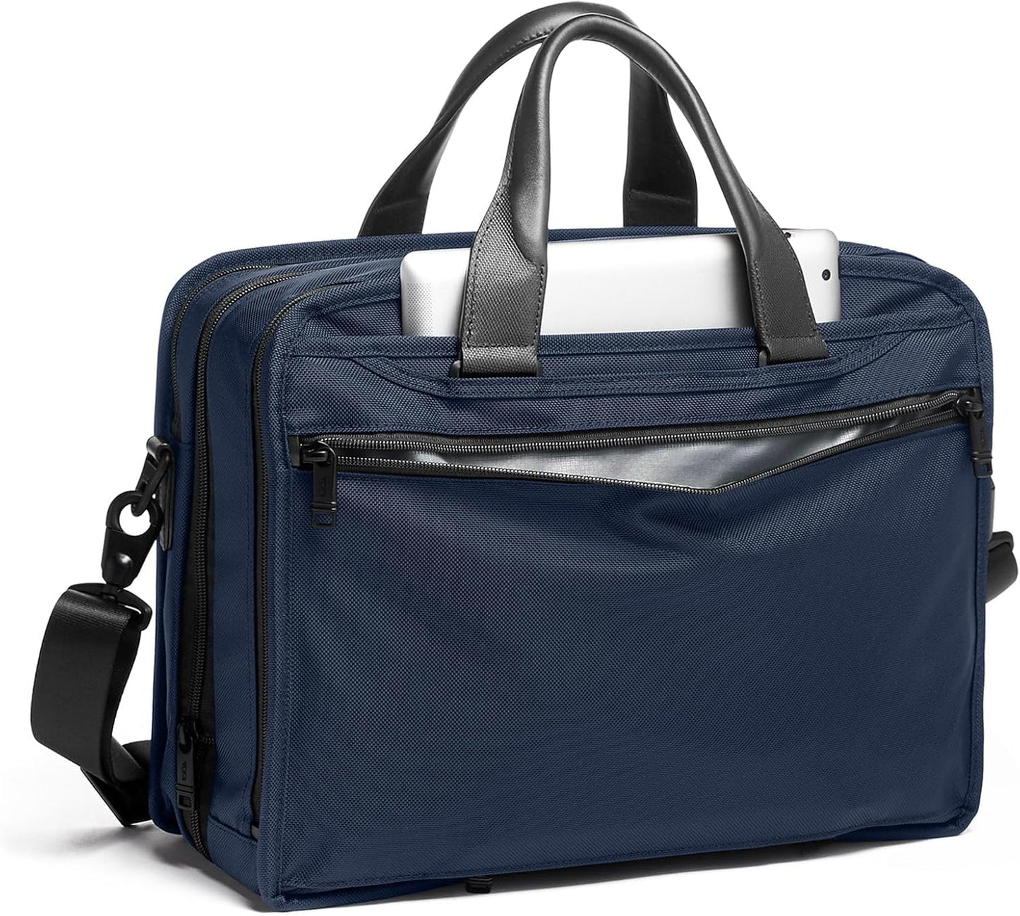TUMI Alpha Expandable Organizer Laptop Briefcase - 15-Inch Laptop Briefcase Organizer for Men & Women - Travel Laptop Bag